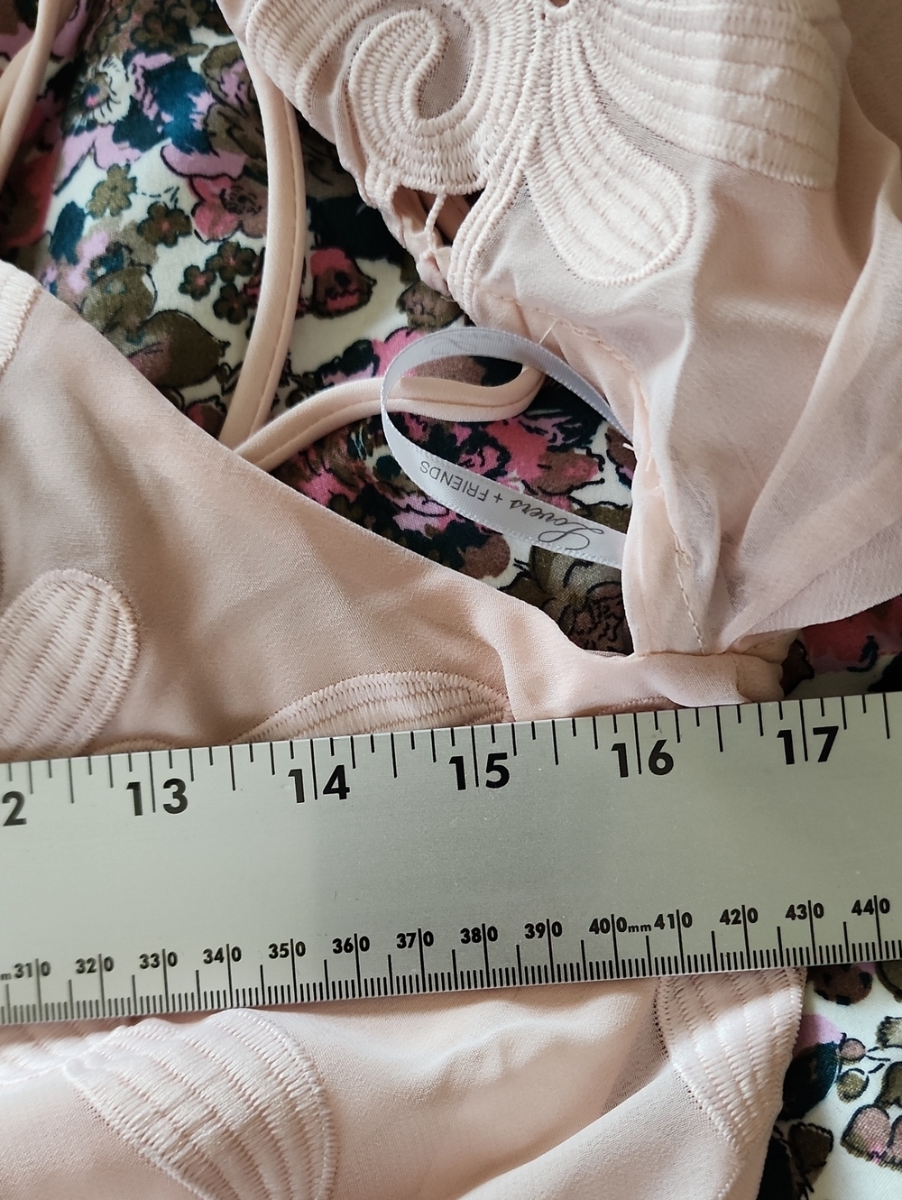 Lovers + Friends Blush Pink Floral Lace Mini Dress - Picture 9 of 10